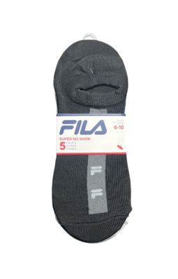 4.99 FILS SUPER NO SHOW 5 PAIRS SIZE 6-10