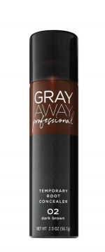 3.99 02 DARK BROWN GRAY AWAY PROFESSIONAL TEMPORARY ROOT CONCEALER