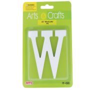  -#W 11CM WHITE WOOD LETTER - W XXX  