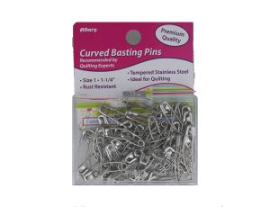 CURVED BASTING SAFTEY PINS