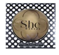 SHE COSMETICS PRESS POWDER DARK BEIGE  