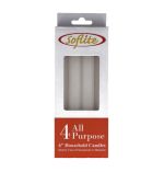 ALL PURPOSE 6 INCH CANDLE 4 PACK