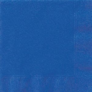 ROYAL BLUE LUNCHEON NAPKINS  