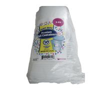 2.99 HEAVY DUTY PREMIUM DELI CONTAINERS 10 PACK 32 OZ