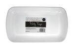 1.99 3 PACK LETS PARTY TRAYS 13.6 X 7.9 X 1.2 INCH