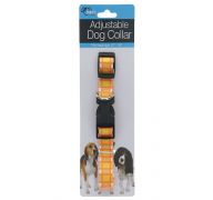 ADJUSTABLE DOG COLLAR PLAID DESIGN  