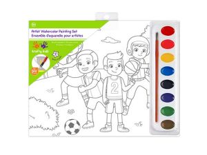 1.99 SPORTS FAN LIL ARTIST WATER COLOR PAINT SET