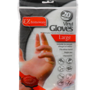 LARGE VINYL GLOVES 20 PACK